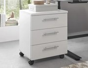 Úložný kontajner na kolieskach Ben, biely%