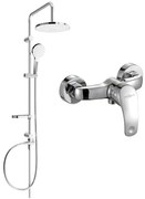 Mexen Erik sprchový set s dažďovou sprchou a sprchovou batériou Fabia, chrómová, 746540205-00