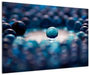 Obraz - Modré guličky (90x60 cm)