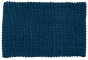 Tmavomodrá textilná kúpeľňová predložka 50x80 cm Covelo – Wenko
