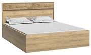 Posteľ M9 Mediolan 160x200 Deska Natural Hikora