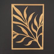 AMADEA Drevený obraz listy, rozmer 30 x 21 cm, český výrobok