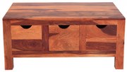 Konferenčný stolík Amba 90x40x60 z indického masívu palisander Super natural