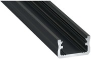 Led-Labs LED profil LUMINES typ A čierny elox 2,02m