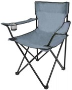 Skladacia stolička HUGO šedá