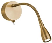 Searchlight 9917SB - LED Nástenné bodové svietidlo FLEXY LED/0,8W/230V