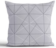 Bavlnená obliečka na vankúš Renforcé 40 × 40 cm – Sebastian sivá