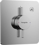 Hansgrohe DuoTurn Q, batéria pod omietku pre 1 spotrebič, chrómová, HAN-75614000