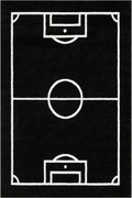 Koberec Lima 6333B čierny / biely