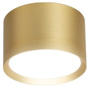 Stropné svietidlo Cyklop, 1x zlaté kovové tienidlo