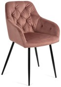 Noela Zamatová jedálenská stolička SIENA ružová