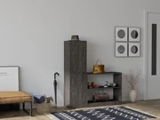Botník (skrinka na topánky) Dopepu 1 (antracit). Vlastná spoľahlivá doprava až k Vám domov. 1094570