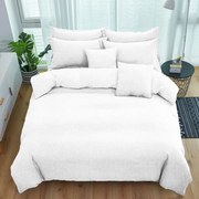 Krepové obliečky Homa DEVAN WHITE 3-dielna sada 140x200 cm