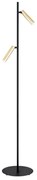 Argon 7083 - Stojacia lampa TORRE 2xG9/6W/230V čierna/mosadz