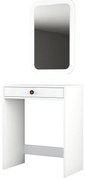 Kozmetický stolík Lizbon Mirror White