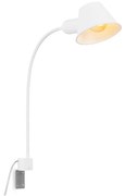 Briloner 2079-016 - Nástenná flexibilná lampa 1xE27/10W/230V biela BL1810