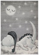 Kusový koberec Bambi 840 blue, 80x150, modrá, detská izba, Ayyildiz