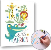 Maľovanie podľa čísel LITTLE AFRICA – nízka náročnosť