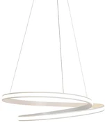 Moderné závesné svietidlo biele 74 cm vrátane LED stmievateľné - Rowan
