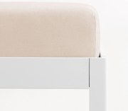 Goldea jersey elastická plachta - béžová 160 x 200 cm