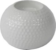 Svietnik 9 cm, lesklý biely%