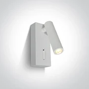 Moderné svietidlo ONE LIGHT nástenné svietidlo  65746/W/W