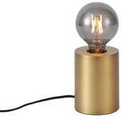Moderná stolná lampa mosadzná 13cm - Cylinder