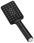 Gamma Caro, 2-funkčná ručná sprchová hlavica, čierna matná, GMA-SLU-CARO2-BK