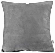 Vankúš sivý semiš EMI, Vankúš 50x50 cm