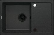 Deante Corio, 1-komorový granitový drez 670x440x175 mm, grafitová, DEA-ZRC_G113