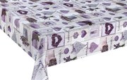 Obrus PVC 3581102 návin 20m, šířka 140 cm, levanduľa, IMPOL TRADE