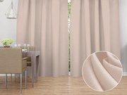 Biante Dekoračný záves Rongo RG-089 Svetlo béžový 140x140 cm