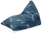 Sedací vak Triangl modré klasy, modrá