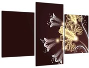 Obraz - Žiarivé kvety (90x60 cm)