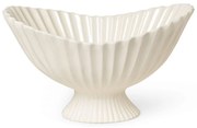 ferm Living Misa na ovocie Fountain kamenina biela 41 x 24 cm