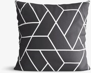 Goldea bavlnená obliečka na vankúš - mozaika na tmavo sivom 30 x 50 cm