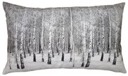 Obliečka na vankúš so zasneženými stromami - 30*50 cm