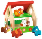Drevená mini farma so zvieratkami