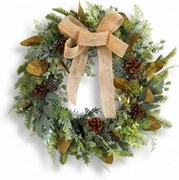 Vianočný veniec na dvere WINTER GREEN Ø 45 cm