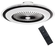 Brilagi - LED Stmievateľné svietidlo s ventilátorom RONDA LED/48W/230V čierna + DO