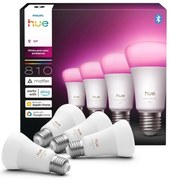 Sada 4x stmievateľných LED žiaroviek Philips Hue WACA E27/6W/230V 1000-20000K