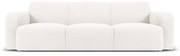 Biela pohovka z textílie bouclé 235 cm Molino – Micadoni Home