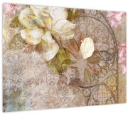Obraz - Kvetinový ornament (70x50 cm)