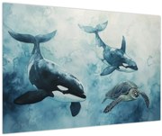 Obraz - Podmorská maľba (90x60 cm)