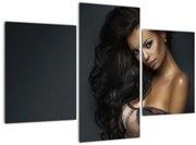 Obraz - Portrét zvodnej ženy (90x60 cm)