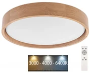 Brilagi - LED Stmievateľné stropné svietidlo MANAROLA LED/24W/230V dub + DO BG0004