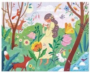 Janod Puzzle v kufríku 200ks Matka príroda