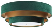 Stropné svietidlo TRINITI 2xE27/60W/230V zelená/zlatá