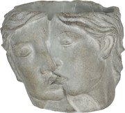 Kvetináč v dizajne prepojených tvárou Homme - 16 * 14 * 13 cm