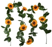 Dekorácia umelá girlanda slnečnica Sunflowers - 200*14*5 cm